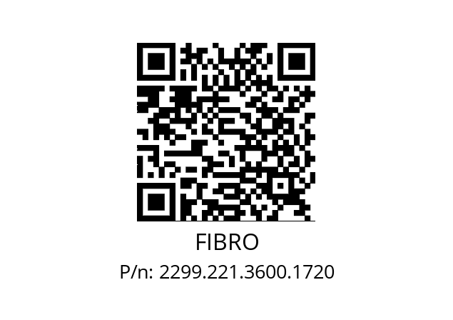   FIBRO 2299.221.3600.1720