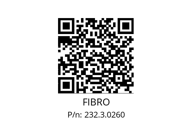   FIBRO 232.3.0260