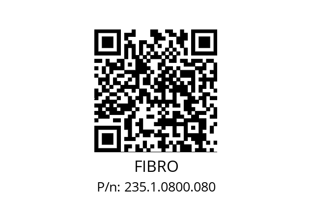   FIBRO 235.1.0800.080