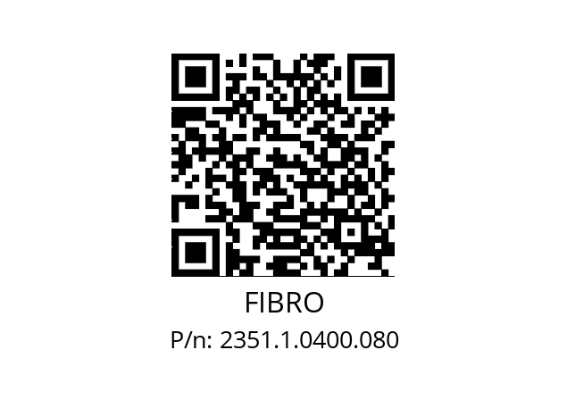   FIBRO 2351.1.0400.080