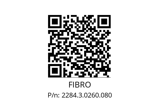   FIBRO 2284.3.0260.080