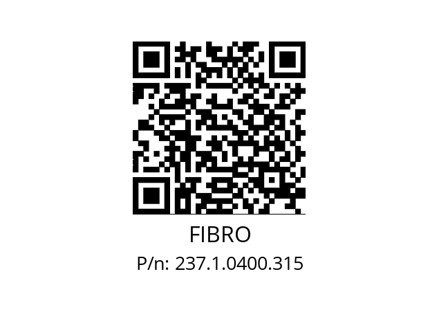   FIBRO 237.1.0400.315