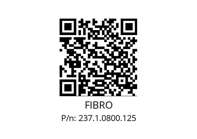   FIBRO 237.1.0800.125