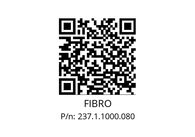   FIBRO 237.1.1000.080