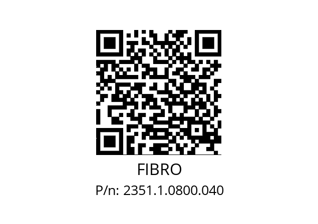   FIBRO 2351.1.0800.040