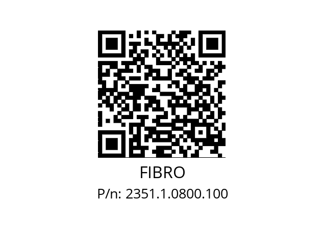   FIBRO 2351.1.0800.100