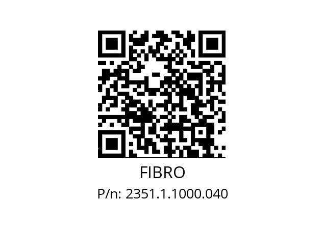   FIBRO 2351.1.1000.040