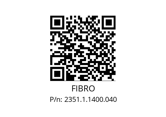   FIBRO 2351.1.1400.040