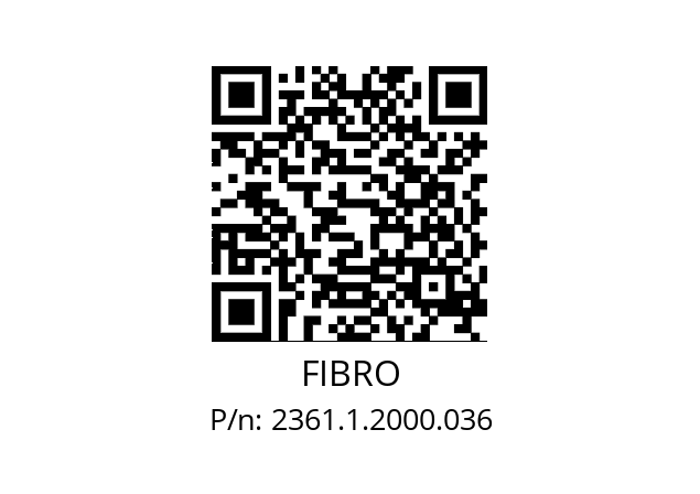   FIBRO 2361.1.2000.036