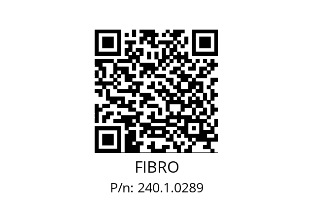   FIBRO 240.1.0289