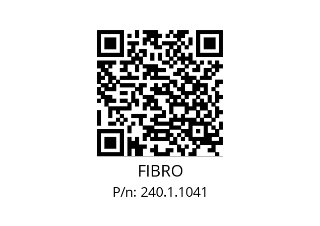   FIBRO 240.1.1041