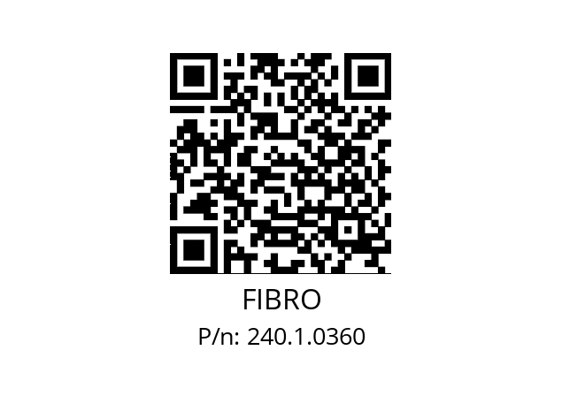   FIBRO 240.1.0360