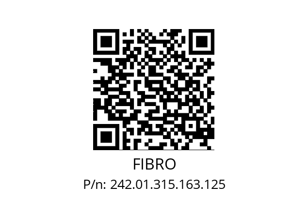   FIBRO 242.01.315.163.125