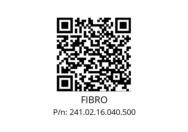   FIBRO 241.02.16.040.500