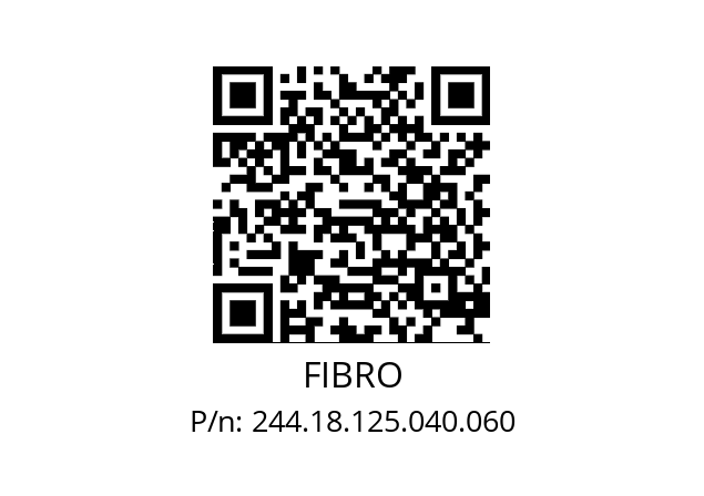   FIBRO 244.18.125.040.060