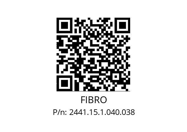   FIBRO 2441.15.1.040.038