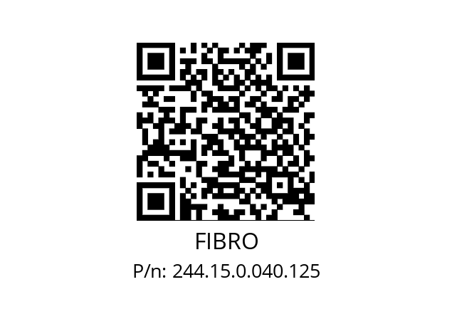   FIBRO 244.15.0.040.125