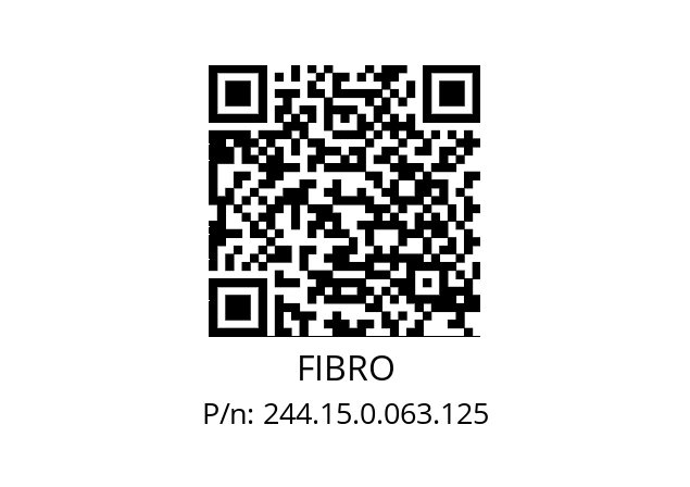   FIBRO 244.15.0.063.125