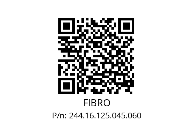   FIBRO 244.16.125.045.060