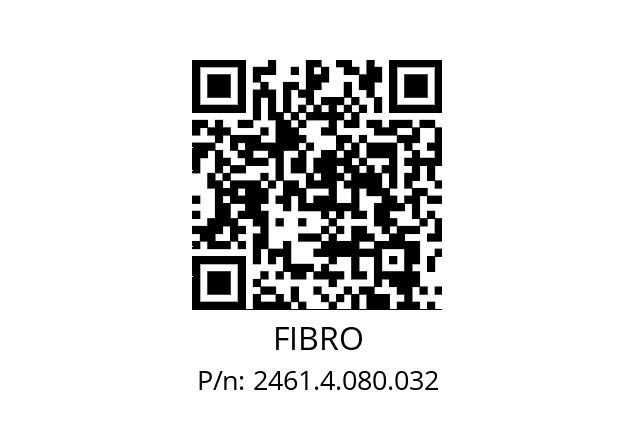   FIBRO 2461.4.080.032