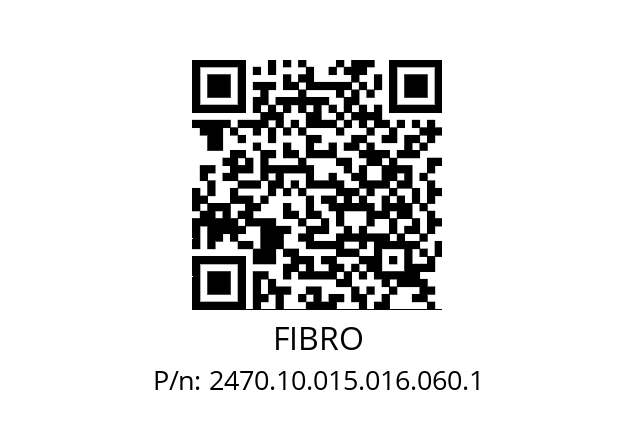   FIBRO 2470.10.015.016.060.1