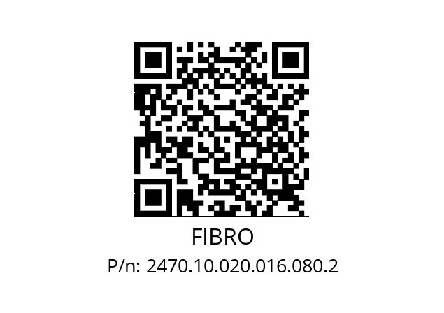   FIBRO 2470.10.020.016.080.2