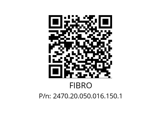   FIBRO 2470.20.050.016.150.1