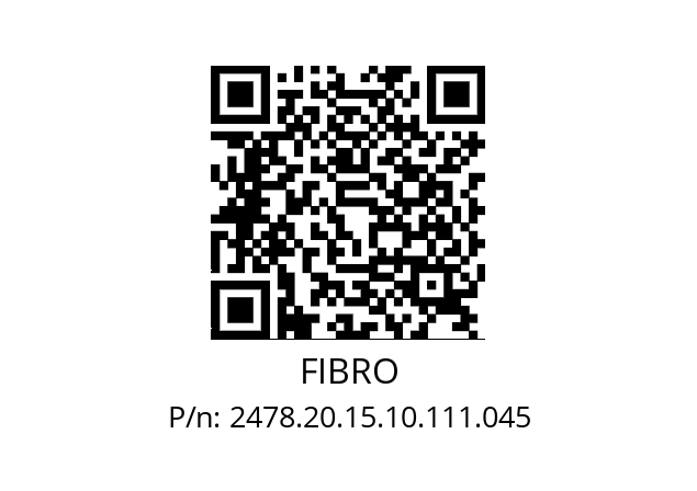   FIBRO 2478.20.15.10.111.045