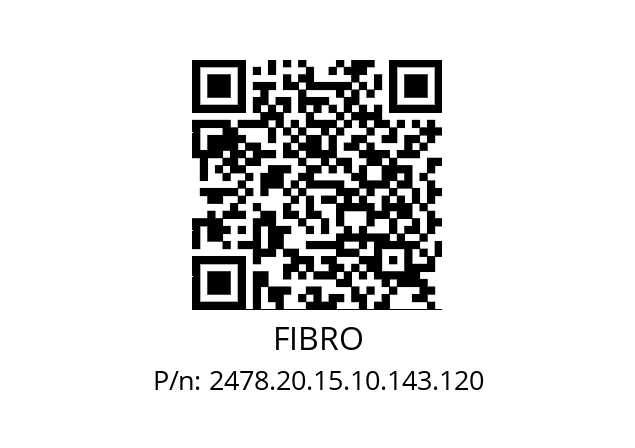   FIBRO 2478.20.15.10.143.120