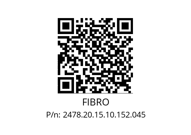   FIBRO 2478.20.15.10.152.045