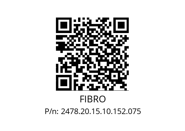   FIBRO 2478.20.15.10.152.075