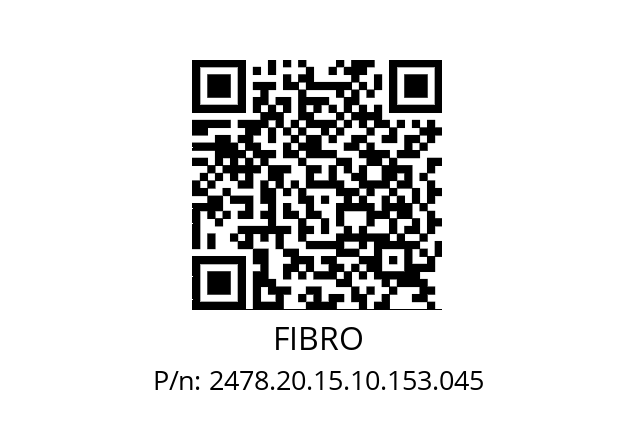   FIBRO 2478.20.15.10.153.045