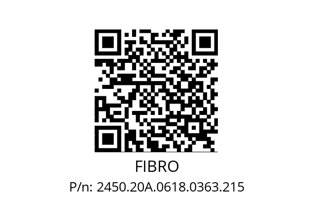   FIBRO 2450.20A.0618.0363.215