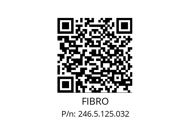   FIBRO 246.5.125.032