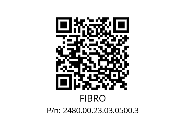   FIBRO 2480.00.23.03.0500.3