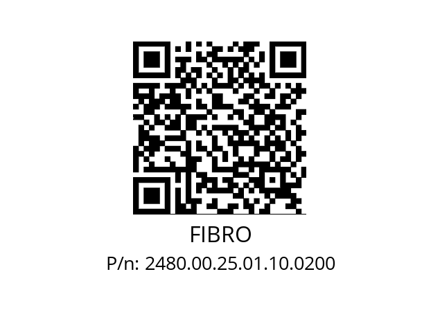   FIBRO 2480.00.25.01.10.0200