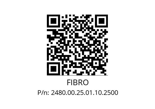   FIBRO 2480.00.25.01.10.2500