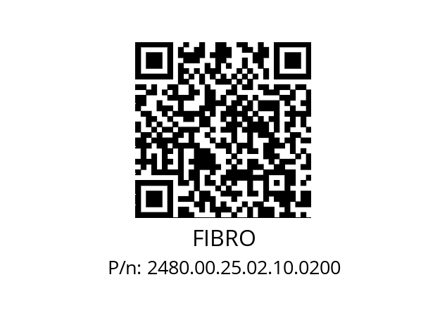   FIBRO 2480.00.25.02.10.0200