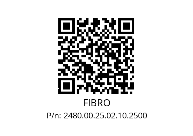   FIBRO 2480.00.25.02.10.2500