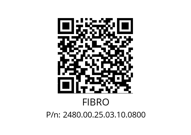   FIBRO 2480.00.25.03.10.0800