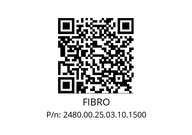   FIBRO 2480.00.25.03.10.1500