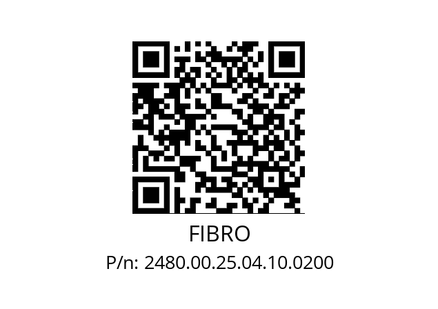   FIBRO 2480.00.25.04.10.0200