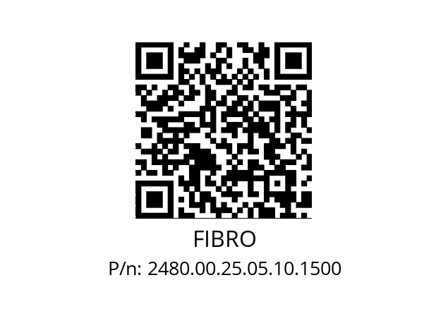   FIBRO 2480.00.25.05.10.1500