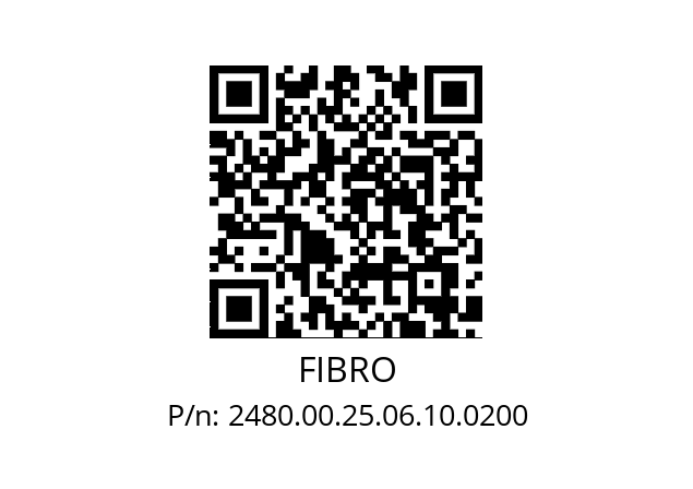   FIBRO 2480.00.25.06.10.0200