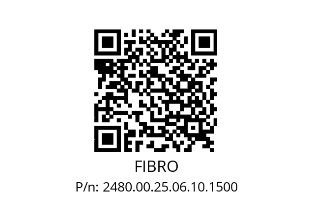   FIBRO 2480.00.25.06.10.1500