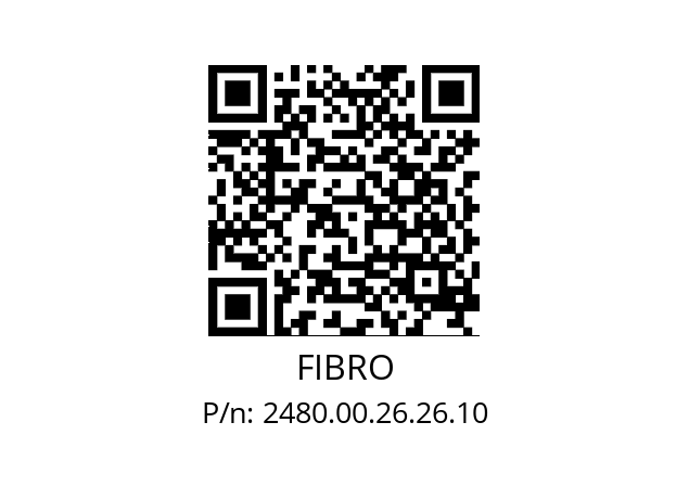   FIBRO 2480.00.26.26.10