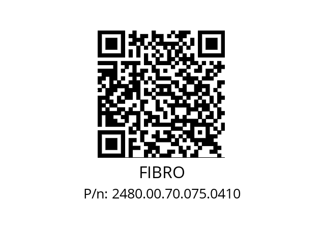   FIBRO 2480.00.70.075.0410