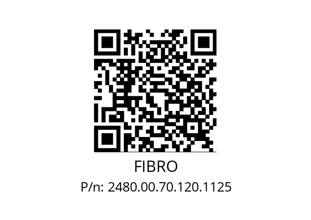   FIBRO 2480.00.70.120.1125