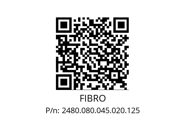   FIBRO 2480.080.045.020.125