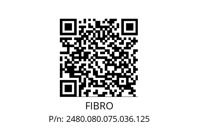   FIBRO 2480.080.075.036.125